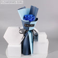 Single Stem Soap Rose Small Bouquet – Valentine’s Day Creative Mini Gift